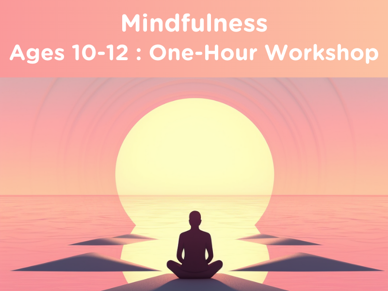 Mindfulness Intro Workshop (1 hr) : Ages 10-12